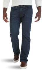 Men's Comfort Flex Relaxed Fit Jeans - Dark Blue