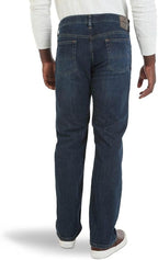 Men's Comfort Flex Relaxed Fit Jeans - Dark Blue