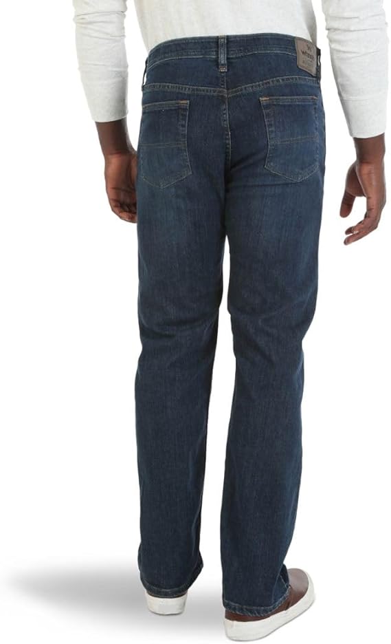 Men's Comfort Flex Relaxed Fit Jeans - Dark Blue