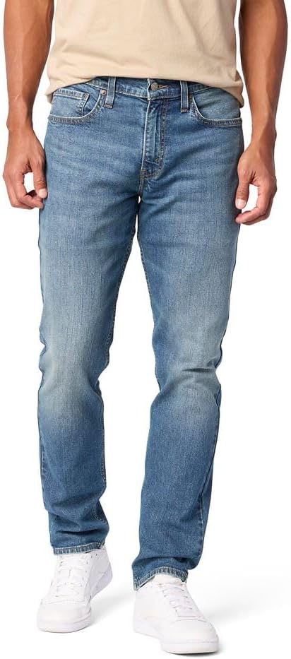 Men's Premium Slim Fit Stretch Jeans - Light Blue