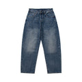 Men's Structured Loose Straight Tapered Denim Jeans