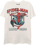 Men's Spider-Man Graphic Print Short Sleeve T-Shirt