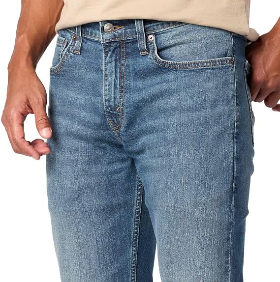 Men's Premium Slim Fit Stretch Jeans - Light Blue