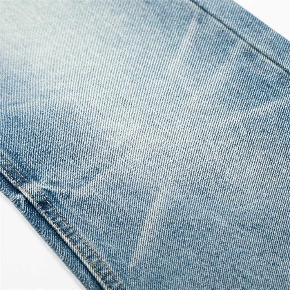 Men's Washed Wide-Leg Straight Loose Fit Denim Jeans