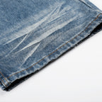 Men's Washed Wide-Leg Loose Fit Denim Jeans