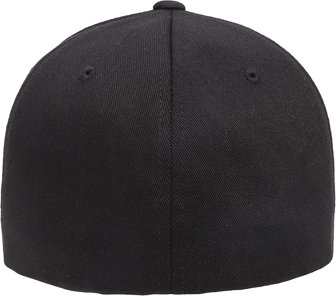 Men's Athletic Baseball Fitted Cap - Black