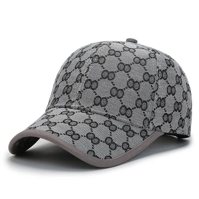 Unisex Monogram Pattern Luxury Casual Baseball Cap