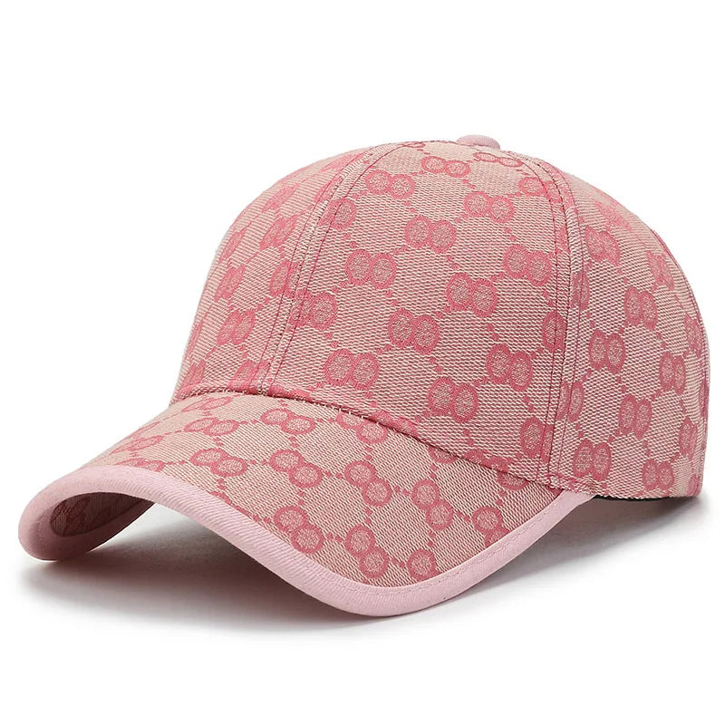 Unisex Monogram Pattern Luxury Casual Baseball Cap