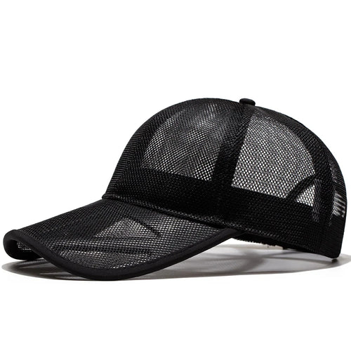Men's Full Mesh Breathable Summer Baseball Cap