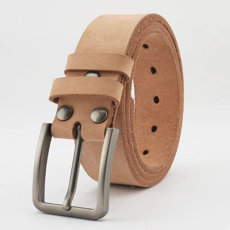 Casual Cowhide and PU Leather Belt