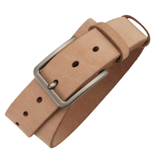 Casual Cowhide and PU Leather Belt