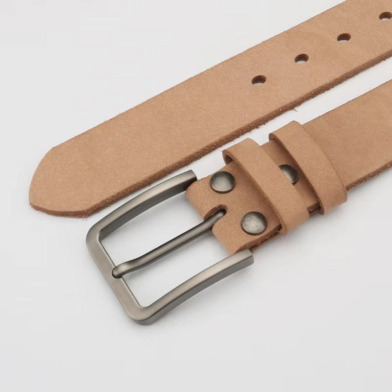 Casual Cowhide and PU Leather Belt