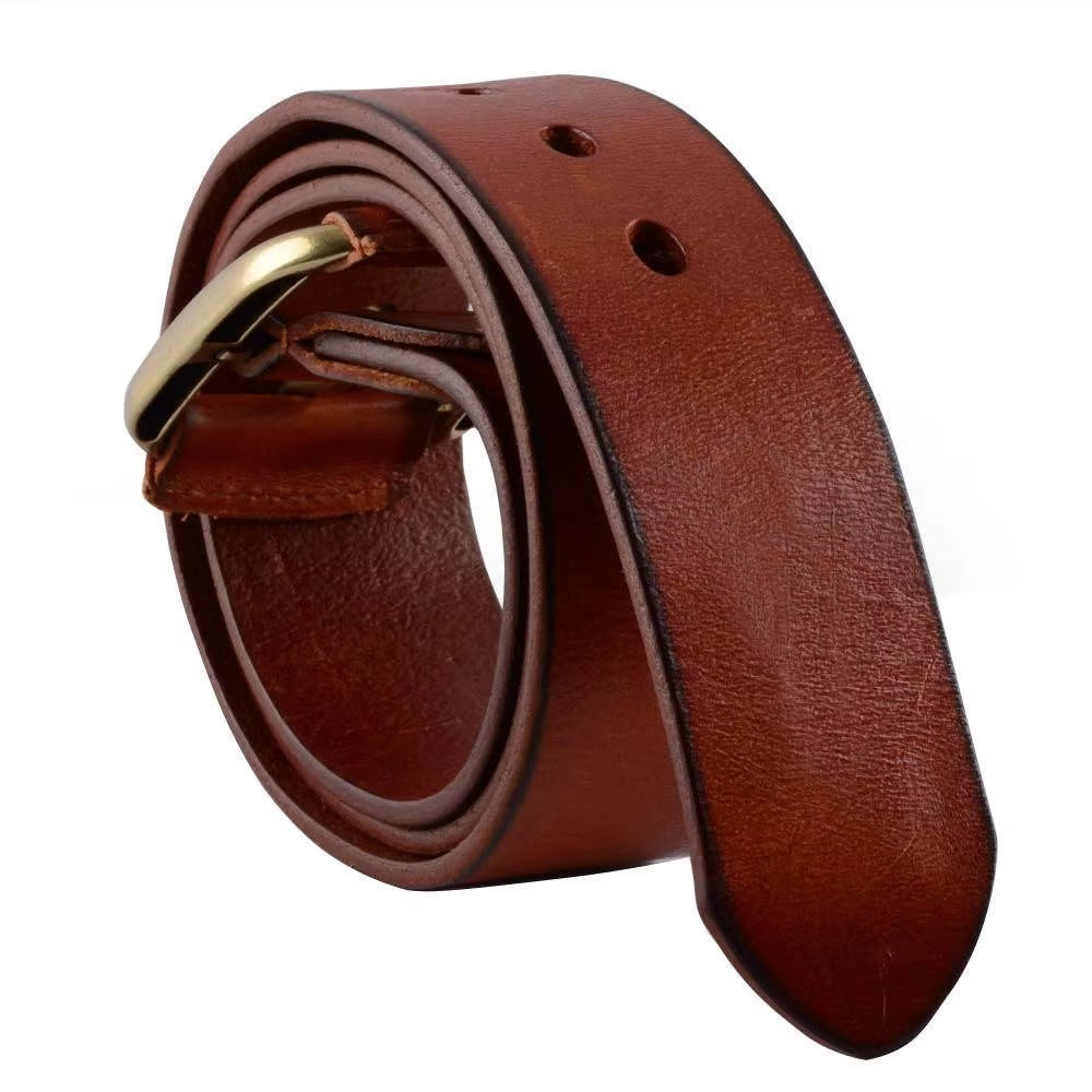 Casual Cowhide and PU Leather Belt