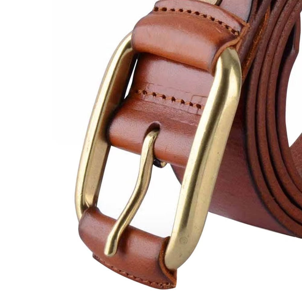 Casual Cowhide and PU Leather Belt