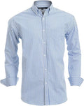 Men's Long Sleeve Striped Button Down Shirt