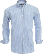 Men's Long Sleeve Striped Button Down Shirt