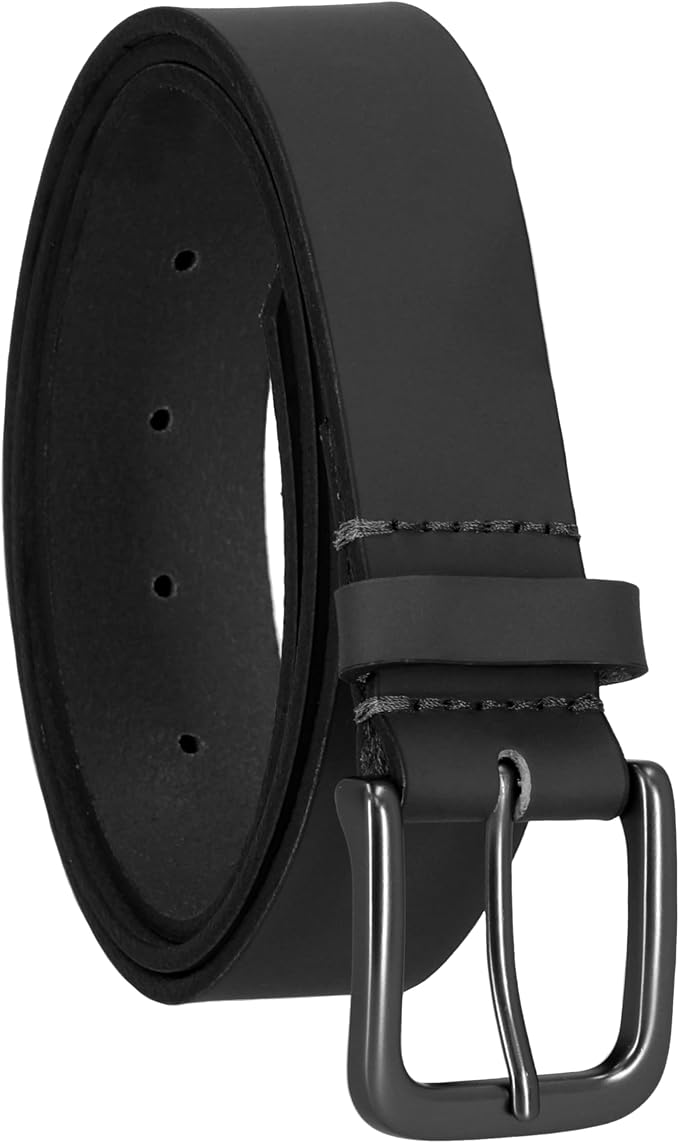 Timberland Men's 35MM Classic Leather Belt - Black