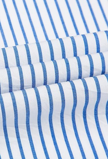 Men's Long Sleeve Striped Button Down Shirt