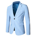 Men's Single-Breasted Polyester Suit