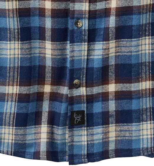 Men's Long Sleeve Plaid Flannel Shirt - Gunsmoke Plaid